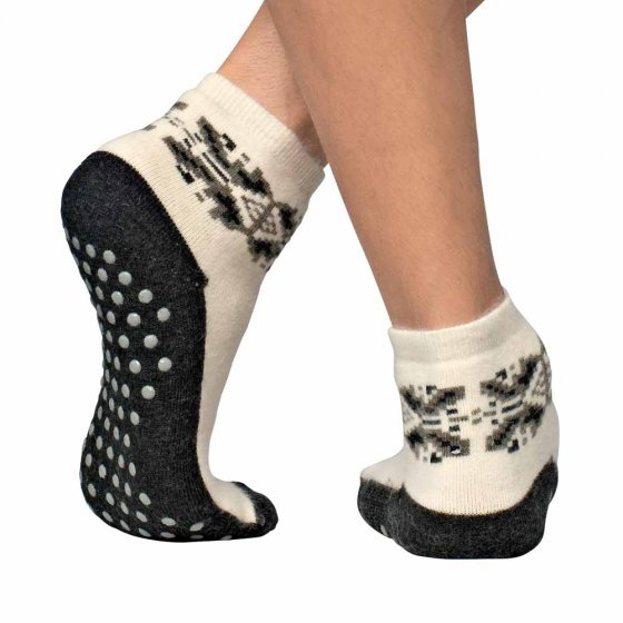 Angora antislipsokken 