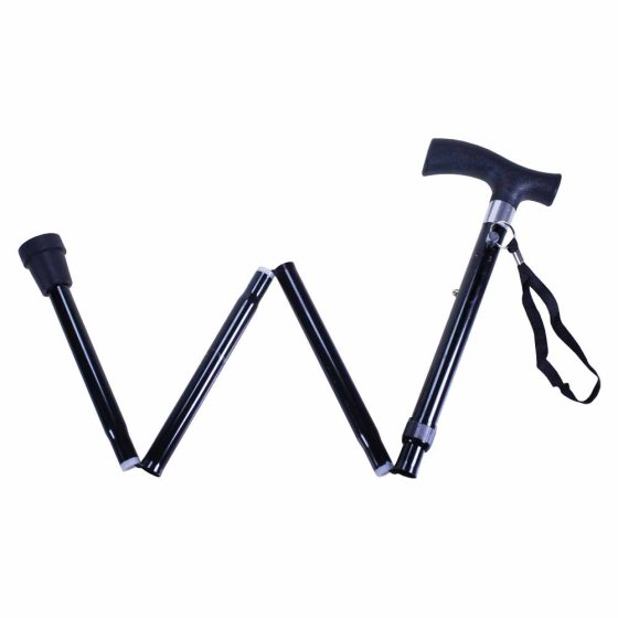 Opvouwbare wandelstok met tas 