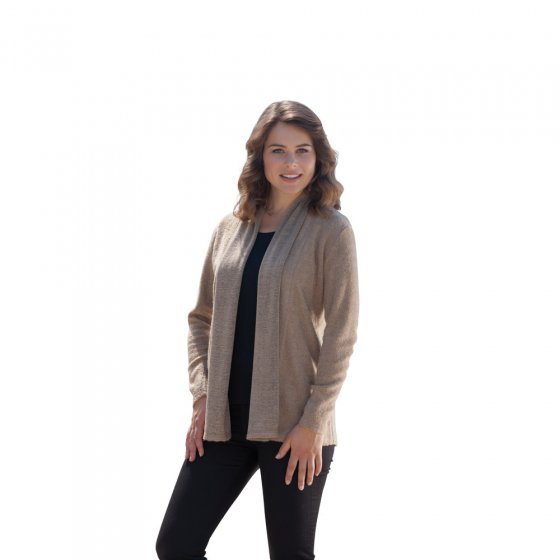 Strickjacke+Schalkragen,camel 