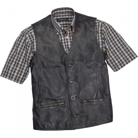 Lamsnappaleer vest