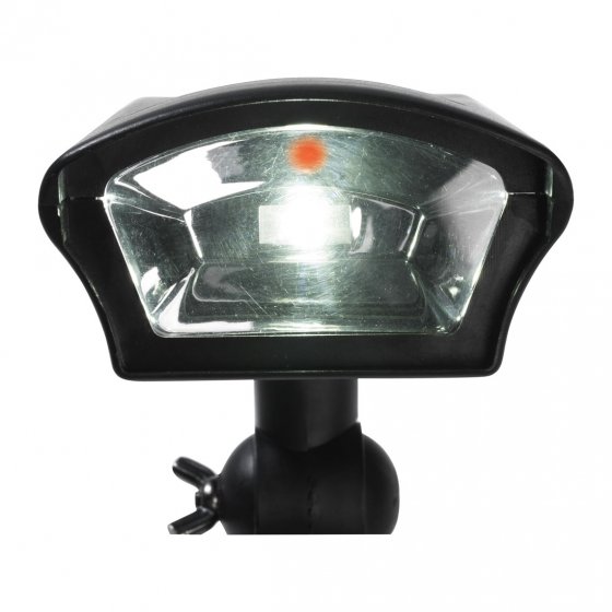 Led-lamp in camera-look, op zonne-energie