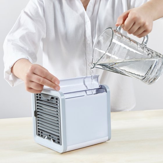 Mini-airco met sfeerverlichting