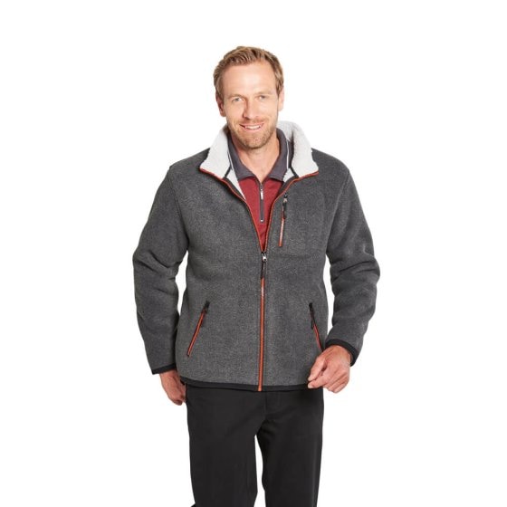 Gevoerde polarfleece-jas 