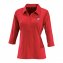 Damen Poloshirt,rot - 3