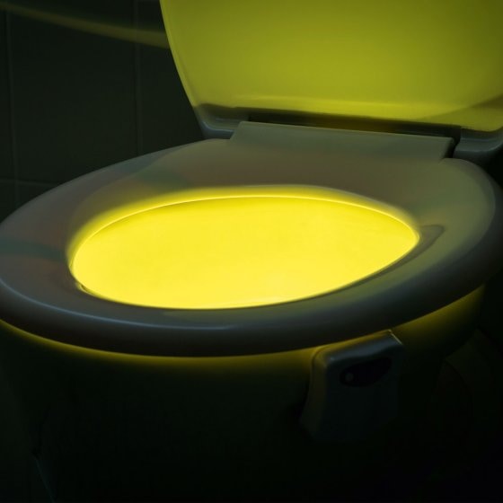 De andere WC-verlichting 