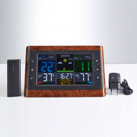 Radiografisch weerstation met XL-display