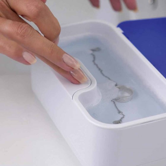 Mobiele brilreiniger 