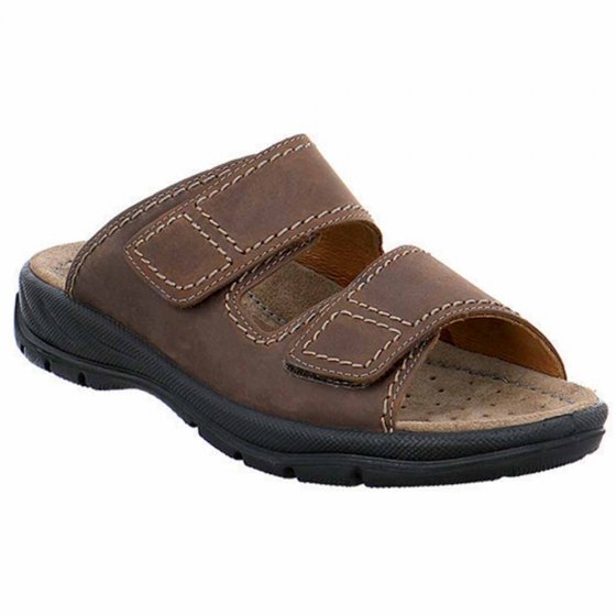 Aircomfort klittenbandslipper 47 | Zwart