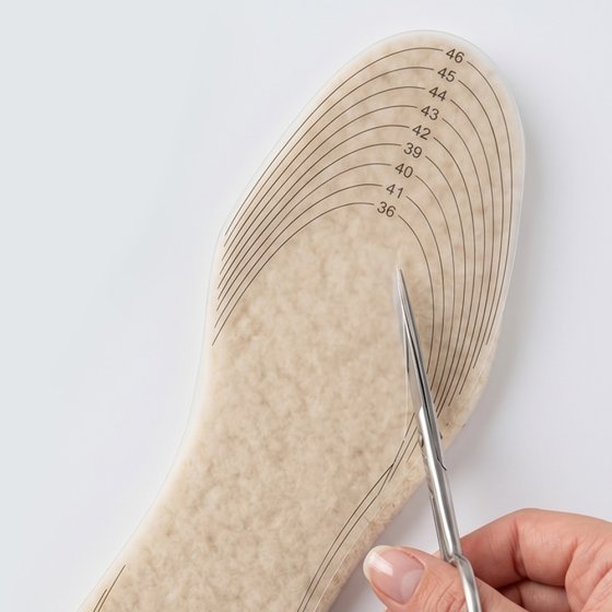 Lamswollen inlegzolen, 1 paar 