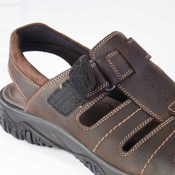 Comfortsandalen met klittenbandsluiting 45 | Bruin
