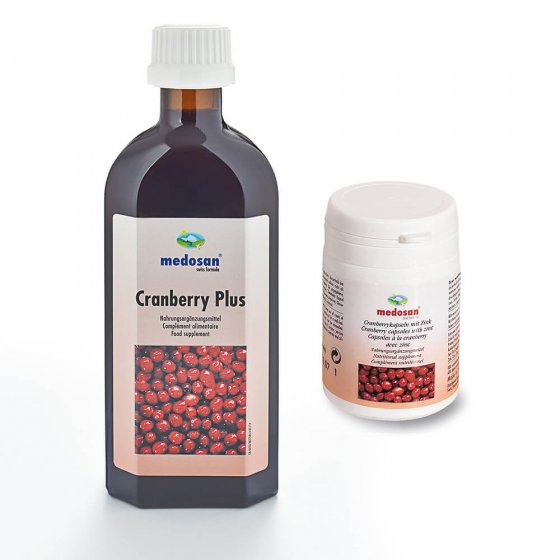 Cranberry capsules of siroop 