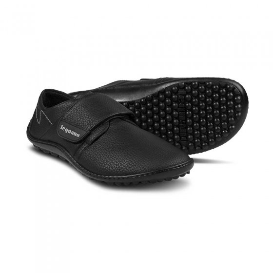 Neron blotevoetenschoenen met klittenbandsluiting, zwart