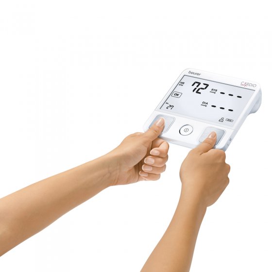 Bloeddrukmeter voor de bovenarm met ECG 