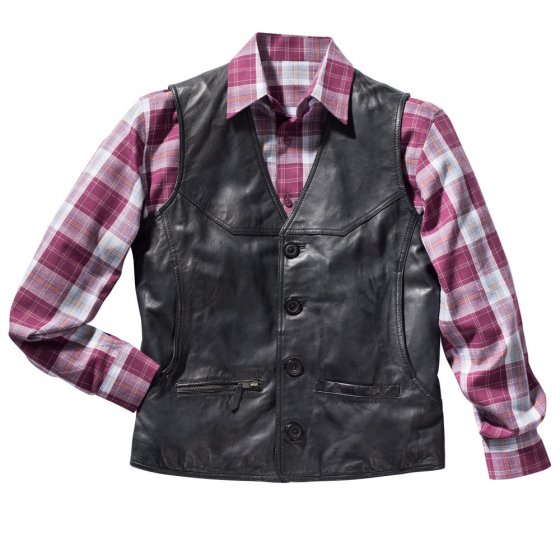 Lamsnappaleer vest
