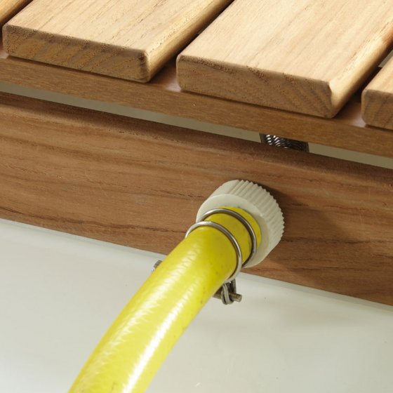 Teak-tuindouche