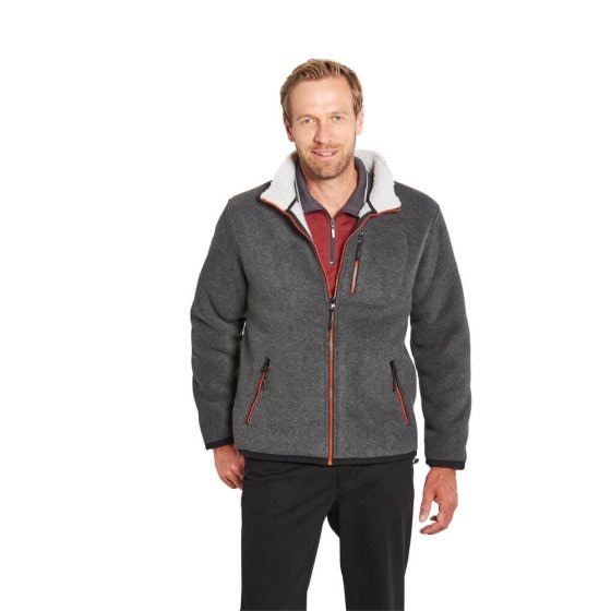 Gevoerde polarfleece-jas 