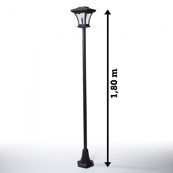 Ledlantaarn 180 cm op zonne-energie 