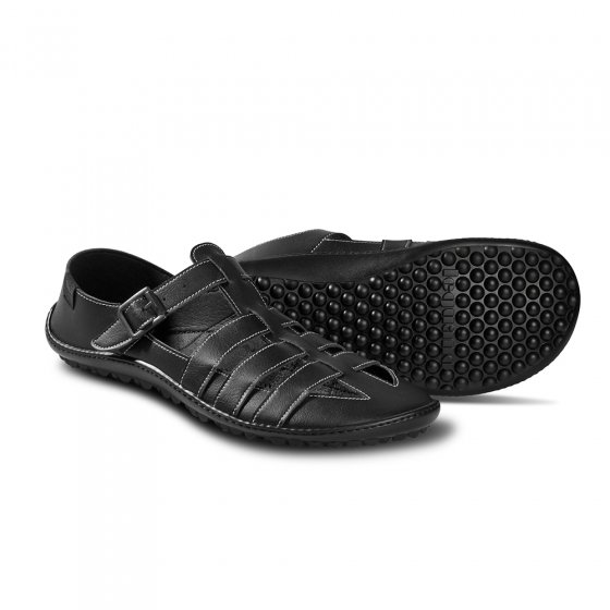 Jaro blotevoetensandalen, zwart