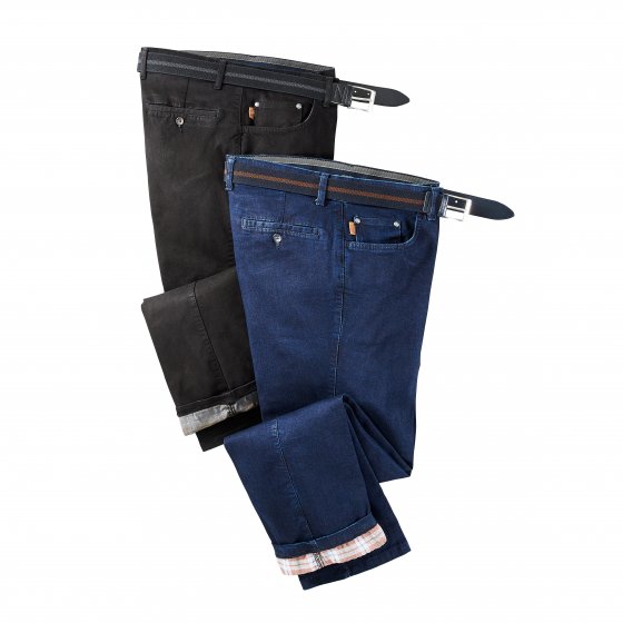 Jeans met thermische voering 