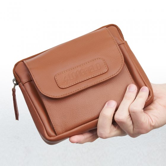 Kalfsleren heuptasje 