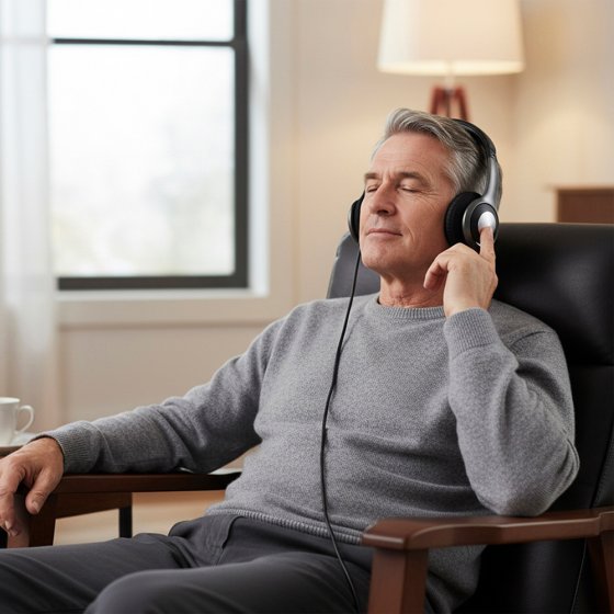 Comfortabele hoofdtelefoon 