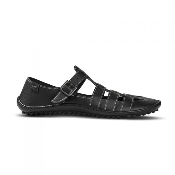 Jaro blotevoetensandalen, zwart